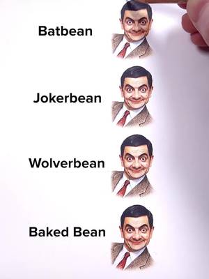Draw Mr Bean! #easy #drawing #art #tutorial #howtodraw #joker #pencil 