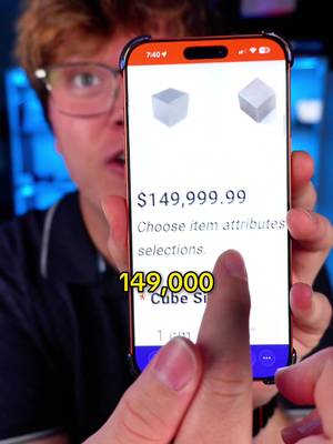 I promised I would buy the biggest tungsten cube they sell but I had no idea it would cost this much. Should I do it? #Tech #gadget #tungstencube #Science #viral 