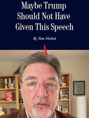 Donald Trump gave a prime-time address to the nation about the war with Iran, but if Americans were hoping for a clear explanation of why he went to war or when the fighting might end, “they heard nothing,” Tom Nichols says.  Read more at the link in our bio.  📸: Getty