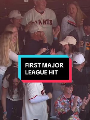 A look at the Susac family after Daniel’s first @MLB hit 🥹🧡