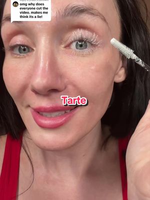 Replying to @jmack no cuts when applying the primer so you can see it’s all my lashes, Tarte is just doing the heavy lifting @tarte cosmetics #tarte #tartecosmetics #mascara #tiktokshopcreatorpicks #ttsbeautybesties 