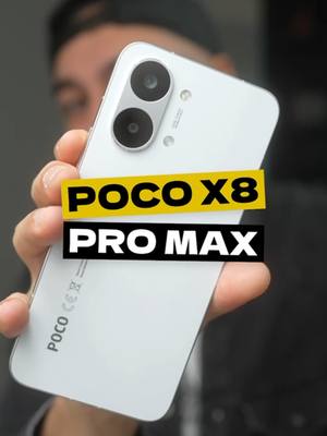 Here is the all-new POCO X8 Pro Max, designed to deliver ultimate flagship performance and a premium feel on a budget. This absolute beast of a smartphone has a better than flagship level battery 🔥 Here are some of the key specs: 📱 6.83" 1.5K AMOLED Display – Immersive, ultra-smooth 120Hz refresh rate with a blinding 3500 nits peak brightness! 🧠 Flagship Dimensity 9500s Chip – Next-gen 3nm platform delivering unbeatable power and efficiency. 🔋 Massive 8500mAh Battery – Huge capacity giving you up to 2 days of battery life! ⚡ 100W HyperCharge – Ultra-fast power! Get up to 50% in just 24 minutes, plus it doubles as a power bank with 27W reverse charging. 📸 50MP Light Fusion 600 Camera – Featuring OIS and 2x optical-level zoom for incredibly sharp shots, day or night. 💦 IP68 Dust & Water Resistance – Built tough for any adventure. ❄️ POCO 3D IceLoop Cooling – Ultra-large cooling system to prevent frame drops and keep your phone cool during intense gaming. 🤖 Next-Gen AI & Gemini – Built-in Google Gemini, AI Speech Recognition, AI Search, and AI Interpreter to supercharge your daily life. 📶 Xiaomi Offline Communication & eSIM – Stay connected to calls over short distances even when you don't have a cellular signal! #POCOX8ProMax #POCO #Xiaomi #POCOFans #SpeedToTheMax #FYP
