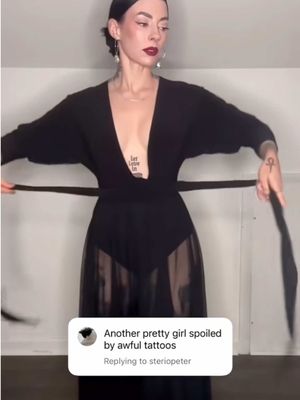 Happy to help 😅 #tattootok #normakamali #elegantgoth #onthisday 