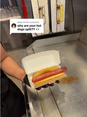 Replying to @Fia We don't just split them for fun...Here’s why ☝️ #hotdogs 