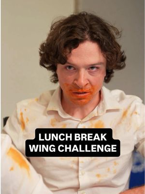 make sure to read the fine print @James’s Corn Bread @Nina Lane @Brett Dodenhoff @roondawg_firstofhisname #entrylevel #wings #office #lunch #comedy