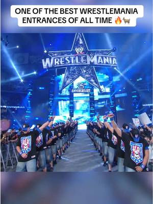 Never forget when an army of John Cenas made their ICONIC entrance at WrestleMania 25 😳 One of the all-time great WrestleMania entrances 🔥 #WWE #wweonnetflix #johncena #WrestleMania