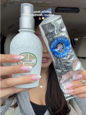 Midday Car Refresh 🫧  @LOCCITANE shea butter hand cream and the hair & body mist are a MUST @THE OUAI @Tower 28 Beauty #loccitanepartner