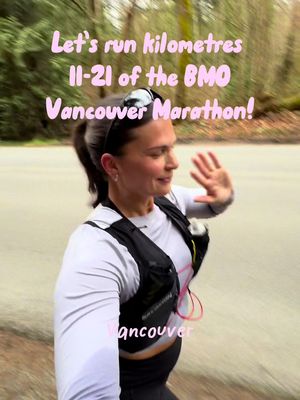 Marathon course preview part 2 🥳 Nikola takes us on km 11-21 of the BMO Vancouver Marathon course 🙌🏃 Keep your eyes peeled for the remaining course previews coming soon! #marathon #vancouver #bmomarathon #Running #training 