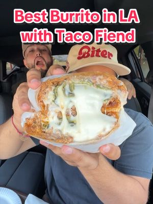 Taking Taco Fiend to La Azteca Tortilleria, my favorite burrito in LA! #foodreview #mukbang 