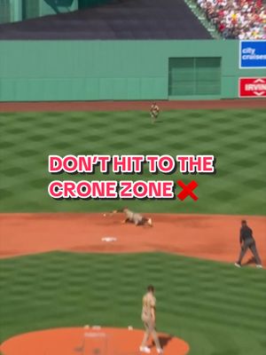 Don’t they know they can’t hit it to the Crone Zone? #padres #MLB #baseball #defense 