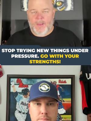 Under pressure, go with your strengths. Don't try to do more than you're capable of. #Strengths #Weaknesses #Pressure #CompetitionMindset #PerformanceAnxiety #MentalGameLive #SportsPsychology