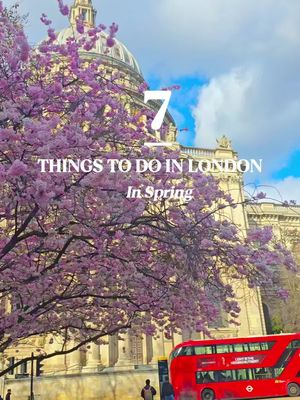 Spring in London is giving us everything right now 🌸✨ Here's your ultimate bucket list: 🏛️ St Paul's Cathedral 🌸 Notting Hill 🫖 Floral Afternoon Tea 🌿 St James's Park 🎨 David Hockney at Serpentine 🛶 Richmond-upon-Thames 🌼 Hyde Park This city in Spring? Absolutely unmatched 💛 Save this for your next London adventure! Drop a 🌸 below - which one would you visit first? #LondonInSpring #VisitLondon #LondonTravel #ThingsToDoInLondon #springinlondon 
