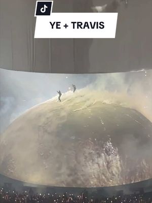 Replying to @Vincent Night 2 ‼️ Ye brought out Travis Scott last night in LA #Ye #TravisScott #KanyeWest #Fein #Bully  📹 Whest Cornell 