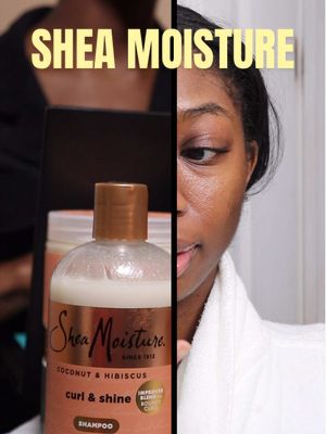 #SheaMoisturePartner  🚨 CURL EMERGENCY 🚨 Me every time I get a silk press hoping my curls come back. I keep a solid post silk press wash day routine to help ensure they do come back looking their best. I used the @SheaMoisture Coconut & Hibiscus Curl & Shine Shampoo + Conditioner to cleanse, hydrate, and bring my curls back to life. Mission status: curls fully restored.