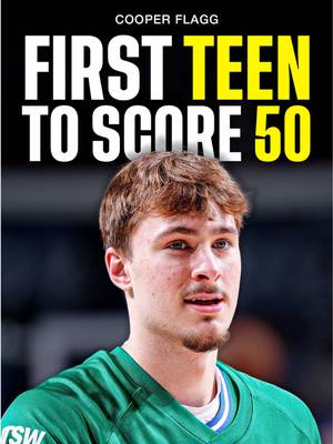 In its 80-year existence, the NBA has never seen a teenager score 50 points… until Cooper Flagg🔥 THANK YOU Frank Vogel for subbing Flagg back in late to get his 50. Enjoy every bucket. 51 pts 19-30 fg 6-9 3p 7-7 ft #NBA #cooperflagg #dallasmavericks #mavericks #nbahistory