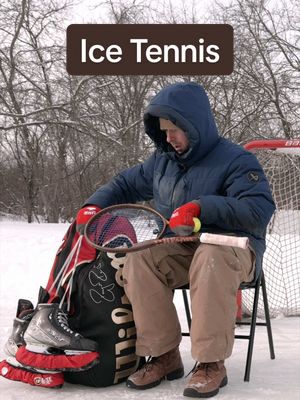 Experimenting 🎾🧊💆‍♂️ #icetennis #robworling14 #asmr #tennis #IceSkating 