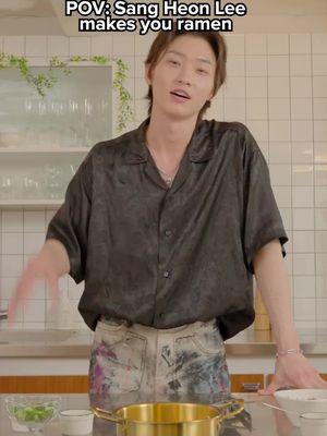 POV: Sang Heon Lee from XO Kitty makes you ramen... noted the spice is right if it makes the whole room cough @sang.heon.leeh 🔥 catch the full XO Kitty cast's go-to ramen hacks on Tasty's YouTube channel now! (link in bio) #xokittynetflix @netflix @joelleolol