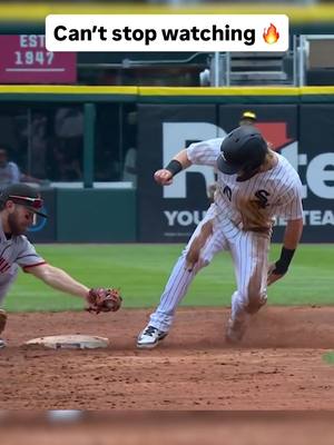 One of the smoothest slides you’ll ever see 🔥 #MLBonNetflix #MLB #baseball #whitesox 