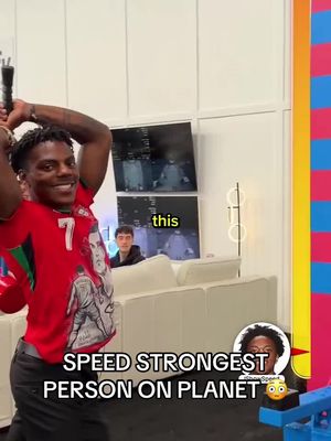 That was light 😭 #ishowspeed #mrbeast #strong (via @MrBeast) 