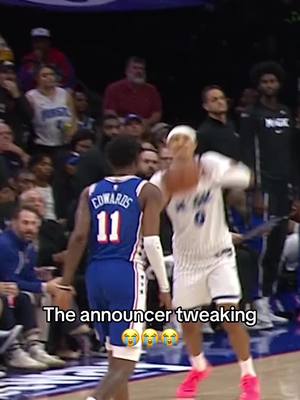 full court shot got the announcer in disbelief 💀#NBA #OrlandoMagic 