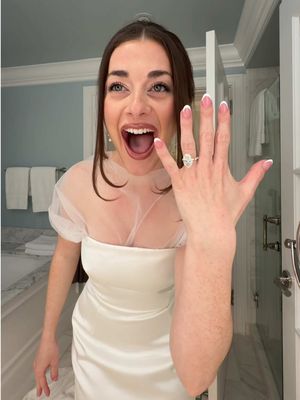 moments after getting engaged ✨🥹