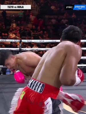 #CallumPeters puts together a fury of punches over 30 seconds to drop #DelioMouzinho in RD1. 📺 Watch #TszyuNurja on@ PrimeVideo NOW! (🔗 in BIO)