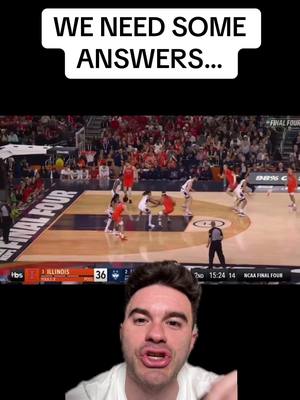 The Illinois hoop must’ve been haunted.  #illinois #finalfour #MarchMadness #ncaatournament #uconn 