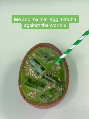 Wait, you aren’t having your matcha out of an Easter egg?