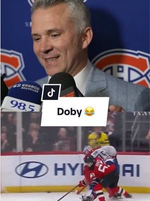 Le seul et unique Jakub Dobes 😂 The one and only, Jakub Dobes #Hockey #Goalie #Coach  