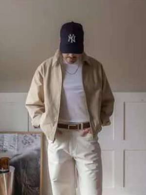 Quick little fit for a casual Sunday brunch. The Breakdown Pants: @lululemon EasyFive Loose-Straight Jacket: @Aritzia Caddie Blouson Tee: @Banana Republic Luxury Touch Tee Sneakers: Goodman Brand Hat: @aimeleondorenewyork Yankees Cap Watch: @TISSOT Powermatic 80 #mensfashion #minimslstyle #casualspringoutfit #cleanstyle #grwm