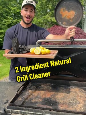 How to naturally clean your grills after winter with 2 ingredients 🫡
