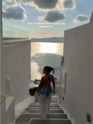 Thank you God for this beautiful life. #santorini #eastersunday  