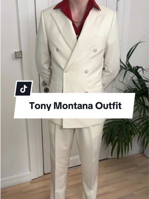 How to dress like Tony Montana in Scarface 🎬 Channeling bold energy, sharp tailoring, and unapologetic confidence. What do you think—did I capture the vibe? #menswear #mensstyle #mensfashion #menssuit #scarface 