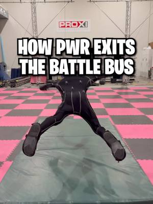 How PWR Exits The Battle Bus! #fortnite #overstrand @PWR 