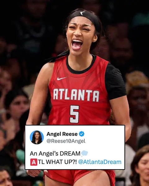 Angel Reese is ready for a change of scenery in Atlanta 🔥 #angelreese #WNBA #atlantadream 