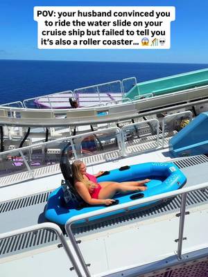 Who would you ride this with?! 🎢 details👇 🚢 Welcome on board the world’s newest cruise ship, Norwegian Luna, where you can find the first hybrid roller coaster + water slide at sea.  🌊 The Aqua Slidecoaster is the wildest new cruise attraction on earth. Riders hit speeds up to 30 mph, race side-by-side, and even get launched uphill. It’s basically a theme park ride… on a ship. 😳 🤗 Send this to your cruise buddy! #CruiseNorwegian #NorwegianLuna #NCLPartner @Norwegian Cruise Line  #cruiselife #bucketlisttravel 