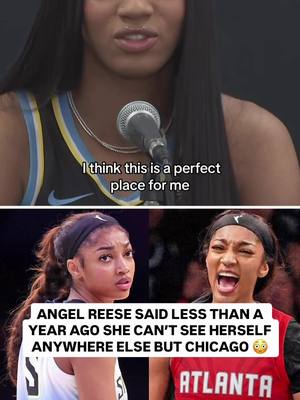Angel Reese said in a May 2025 press conference that she couldn’t see herself playing anywhere other than Chicago, calling the Sky a “perfect fit” both on and off the court. Less than a year later, she’s been traded to the Atlanta Dream 😳 (via CHSN/TT) #WNBA #trade #angelreese #chicagosky #atlantadream 
