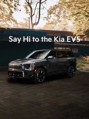 Say hi to the EV5, an exciting EV SUV for everyone in the family, especially your furry friends. #EV5 #KiaCanada #MovementThatInspires