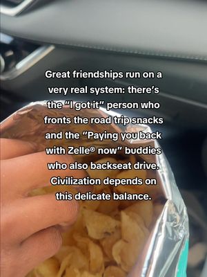 Send this to the friend you trust most to stock up for a road trip 🥨🫶