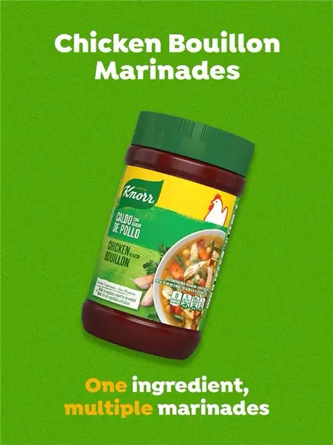 Our Chicken Bouillon is the marinade MVP 🐔 Swipe to discover all the flavor possibilities you can create with just one ingredient 🥘🍲🍛    #Knorr #bouillon #marinades #chickenmarinade #chickenrecipes 