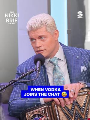 Go big or go home, right? 😅 #SiriusXM #BrieGarcia #NikkiGarcia #CodyRhodes #WWE @Nikki Garcia @Brie Garcia @Cody Rhodes @SiriusXM Sports 