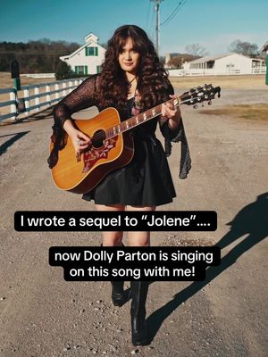“Son of Jolene” with @Dolly Parton drops next Friday the 17th!! I can’t wait for y’all to hear this song!! #jolene #sonofjolene #dollyparton #songwriter #countrymusic 