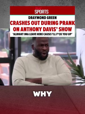 Someone’s gotta let Draymond Green in on the joke before this gets messy 😭, he was this close to crashing out on the latest episode of Foul Play with Anthony Davis.
