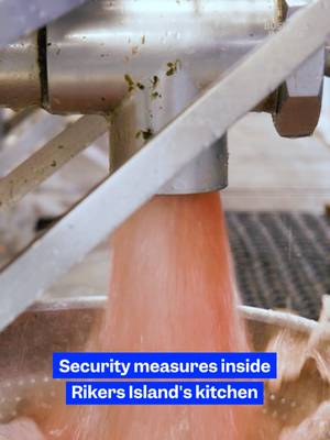 Knives chained to equipment: this is what #security looks like in the kitchen at #RikersIsland #jail