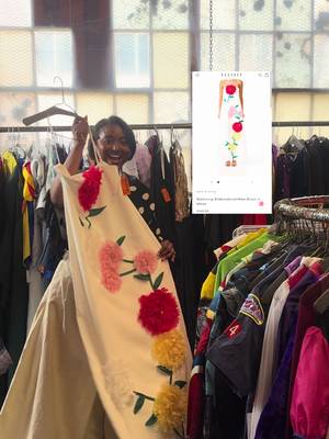 I found a @elliatt_ dress that retails for $348 for only $19 at @The Garment District. How insane! If you’ve been following me you know a 3D flower moment is my signature so finding this dress here was such a kiss from God! However there were so many other gems at this store that makes it a must visit thrift store here in Boston. Address: 📍200 Broadway Cambridge, MA 02139 United States Share & follow @jones_tiara for more Boston recommendations #bostonthrift #bostonstore #bostontiktok #bostoninfluencer  Boston thrift stores, Boston influencers, Boston TikTok, Boston shopping, shopping vlog