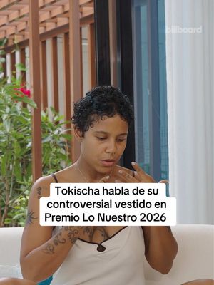 @tokischa.sol cuenta por qué decidió utilizar el controversial vestido para Premio Lo Nuestro 2026.  #tokischa #republicadominicana 