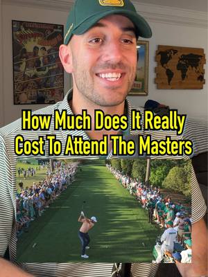 How Much Does It Cost To Attend The Masters!?! #golf #fyp #golfer #masters @Will Irwin 