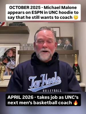 Newly hired University of North Carolina basketball coach Michael Malone is the perfect example of “dressing for the job you want” 😅 (🎥 via NBAonESPN / X) #michaelmalone #mikemalone #northcarolina #uncbasketball #denvernuggets 