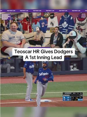 For the 4th straight game the Blue Jays are down in the 1st inning. This time to Teoscar Hernandez and the Dodgers. #bluejays #dodgers #MLB #baseball #toronto