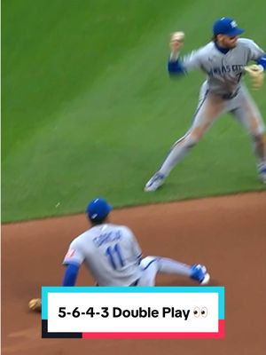 Not your average double play. 👀 #kcroyals #doubleplay #baseballhighlights #MLB 
